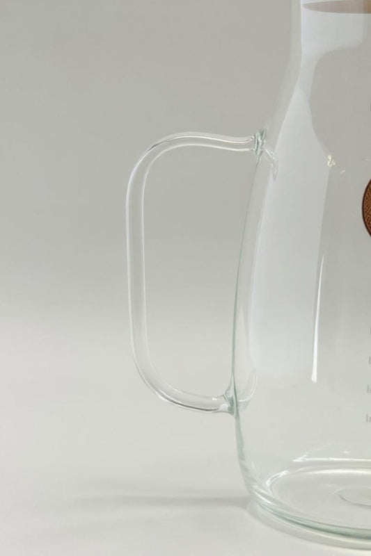 Akasya Kapaklı 1000ML Cam Yağdanlık KW-718