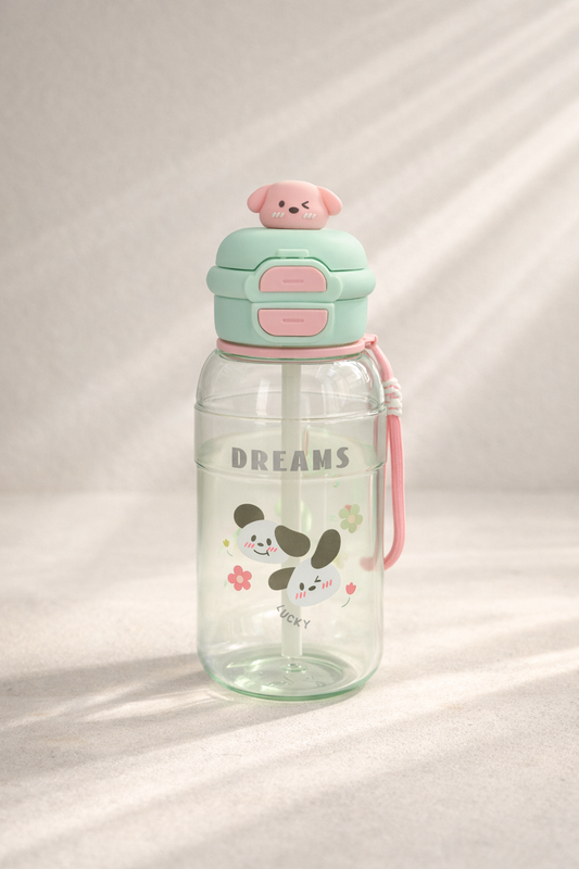 Figürlü Polikarbon Matara 750 ML BPA Free Hafif Dayanıklı Su Matarası KW-1014