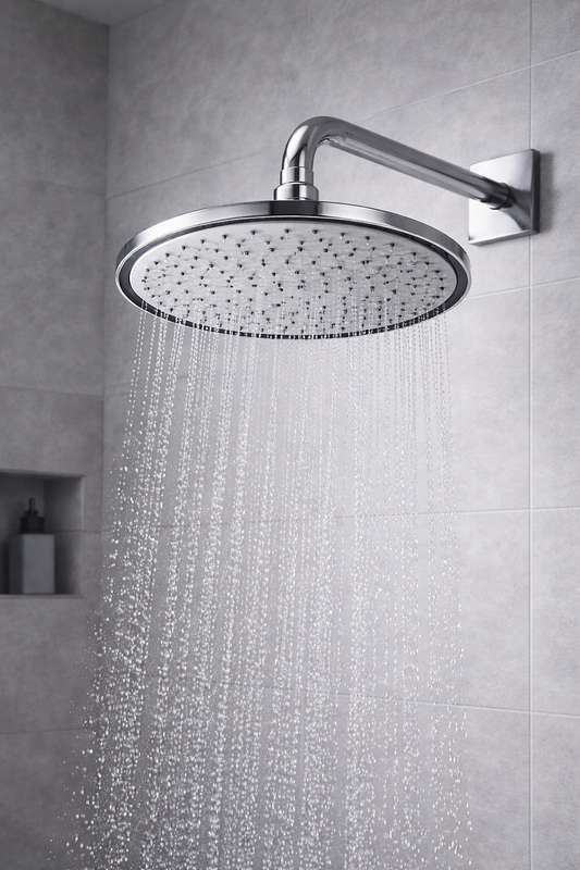 Oval Duş Başlığı Geniş Su Akışı Kireç Tutmayan Basınç Artırıcı SHN-1374