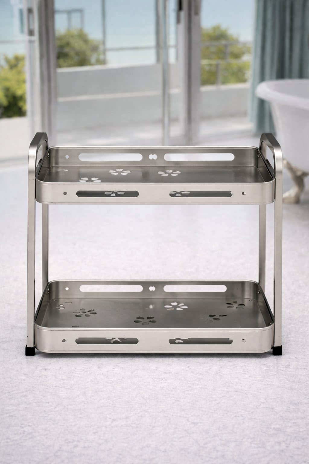 2 Katlı Alüminyum Raf Organizer SHN-2105