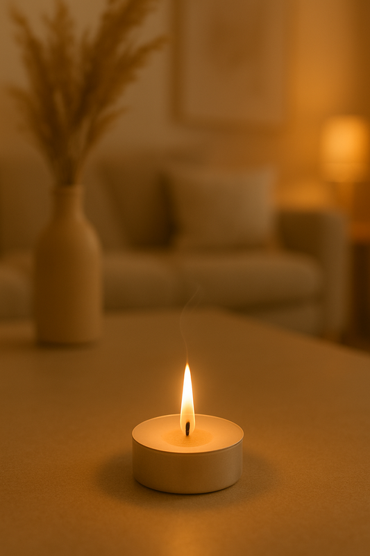 Tealight 10’lu Mum Beyaz Mum Seti Kandil Mumu Dekoratif Çok Amaçlı Mini Mum SHN-2035