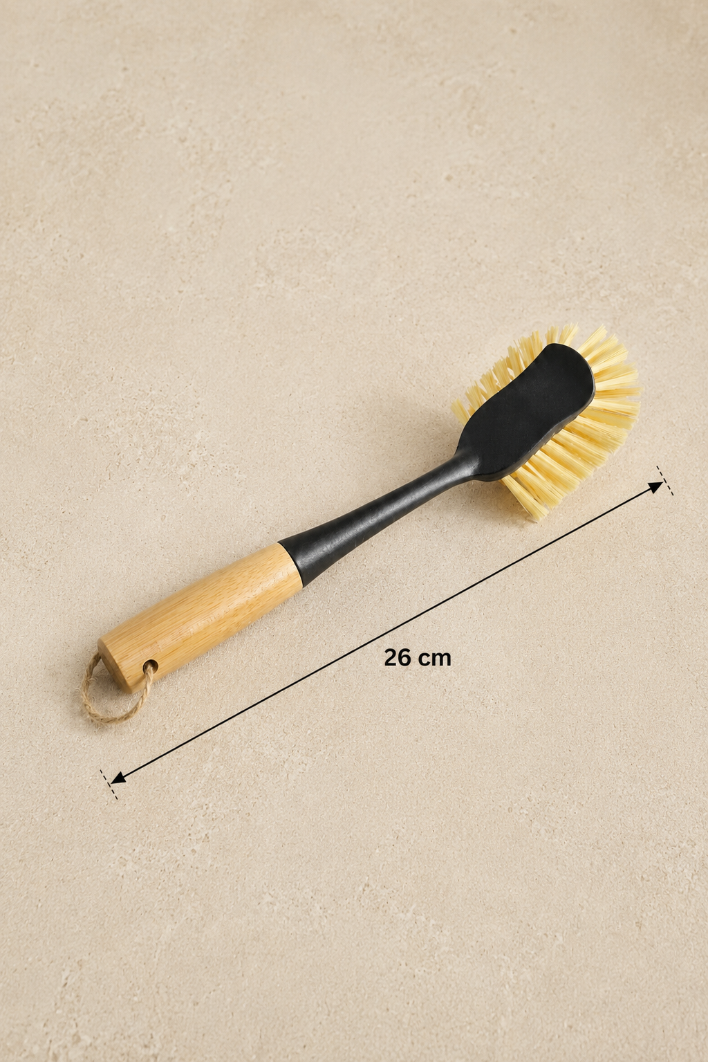Bambu Saplı Lavabo Temizlik Fırçası Sert Kıllı Ergonomik Banyo Mutfak Temizleme Fırçası SHN-3053