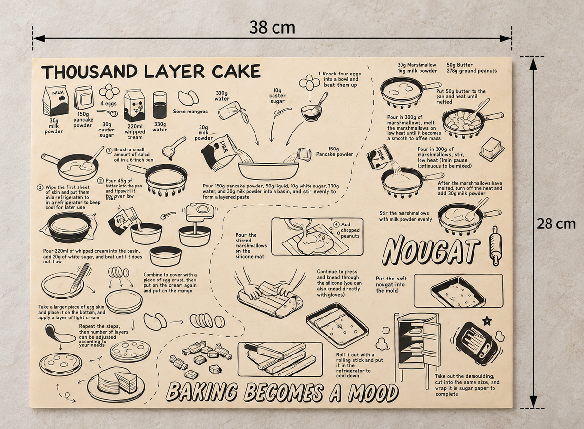 Vintage Gazete Desenli 36'lı Yağlı Sunum Kağıdı Hamburger Patates Kızartması Sandviç Servis Kağıdı KW-262