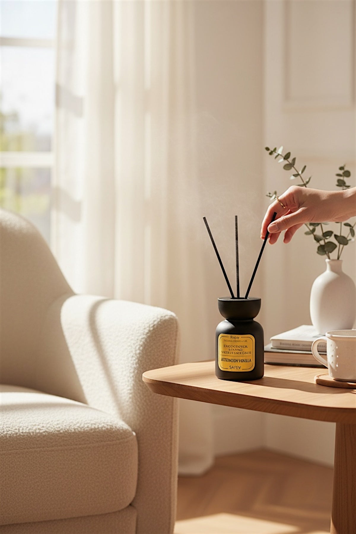 Bambu Çubuklu Lüx Oda Kokusu Vanilia Vanilya Oda Parfümü 100ML SHN-1708