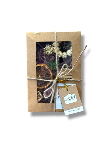 Bordo Renkli Kurutulmuş Dökme Sandal Ağacı Yaprağı SHN-2091