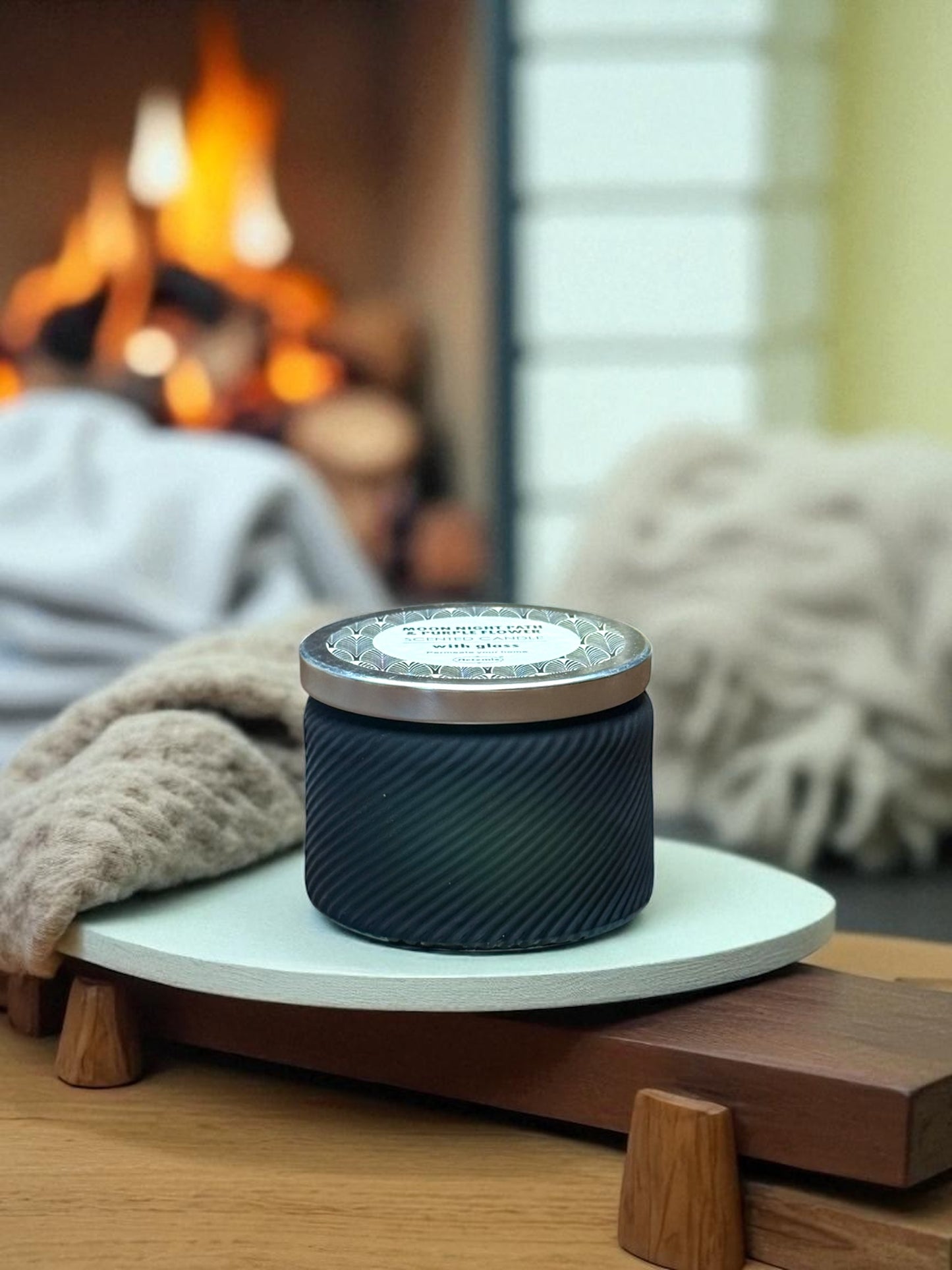 Kokulu Kavanoz Dekoratif Kapaklı Mum SHN-2005