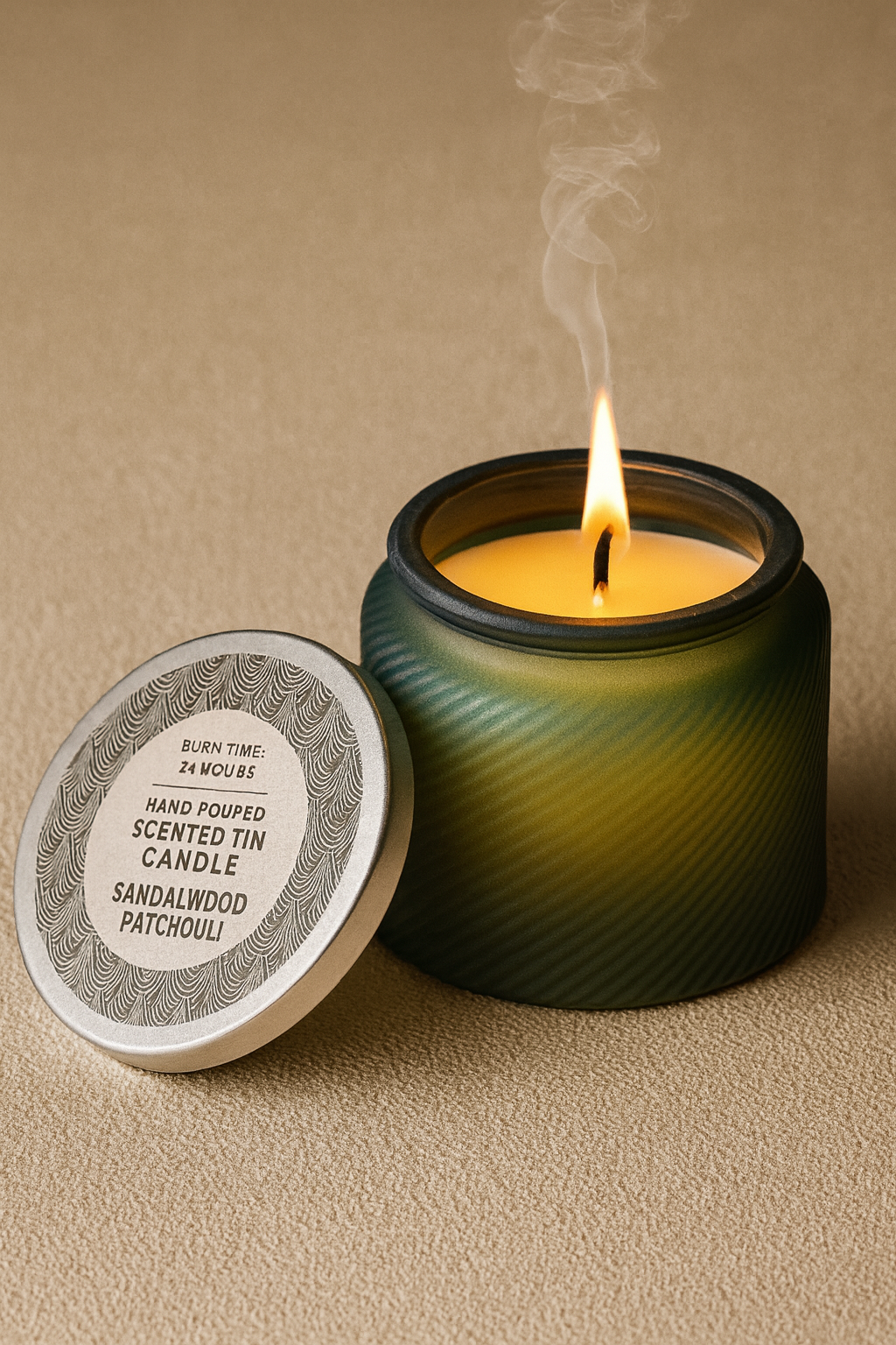 Kokulu Kavanoz Dekoratif Kapaklı Mum SHN-2005