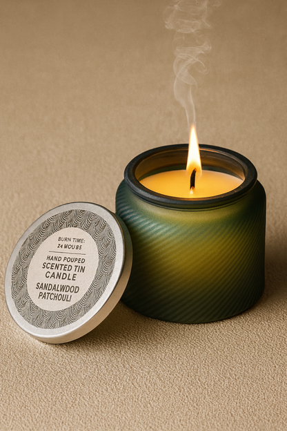 Kokulu Kavanoz Dekoratif Kapaklı Mum SHN-2005