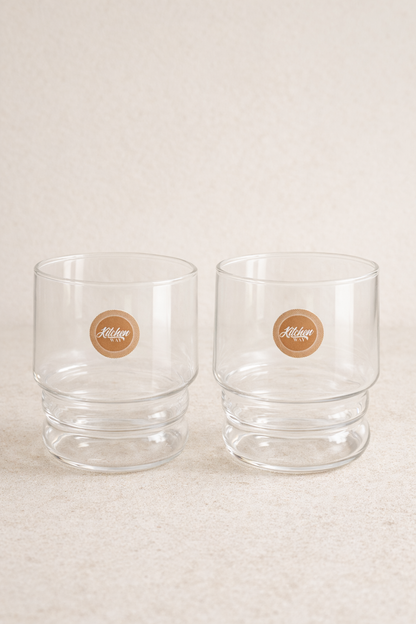 Borosilikat 6’lı Cam Bardak 350ml Isıya Dayanıklı Şeffaf Cam Bardak Seti KW-1053