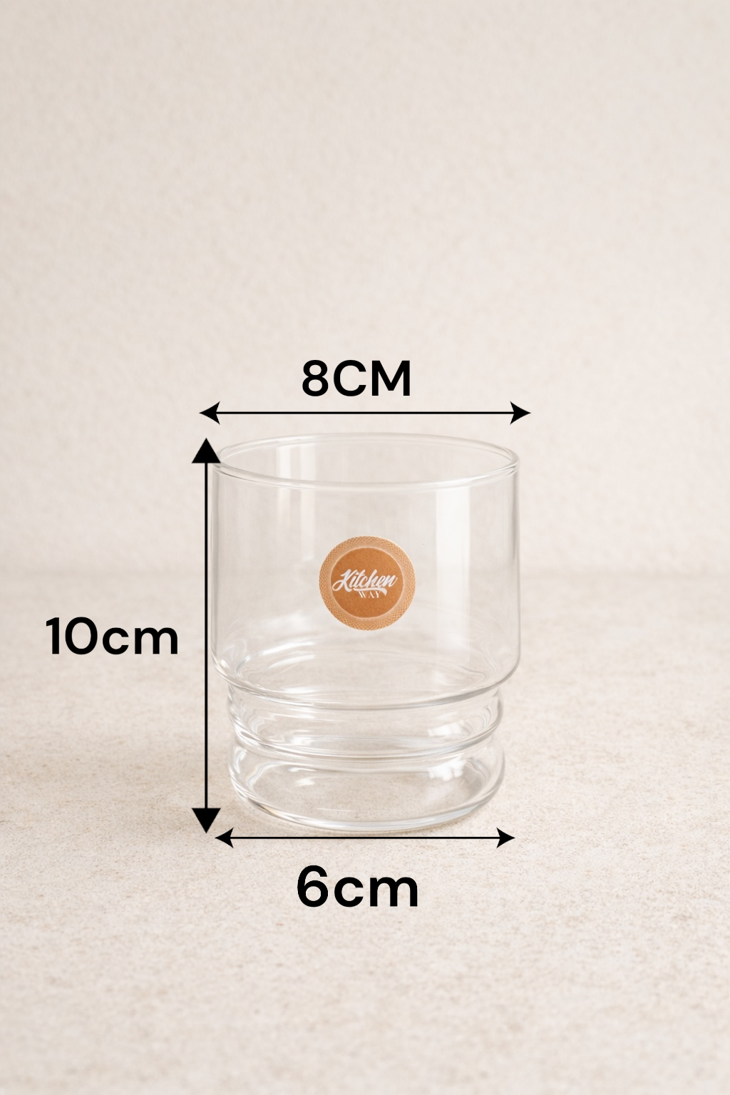 Borosilikat 6’lı Cam Bardak 350ml Isıya Dayanıklı Şeffaf Cam Bardak Seti KW-1053