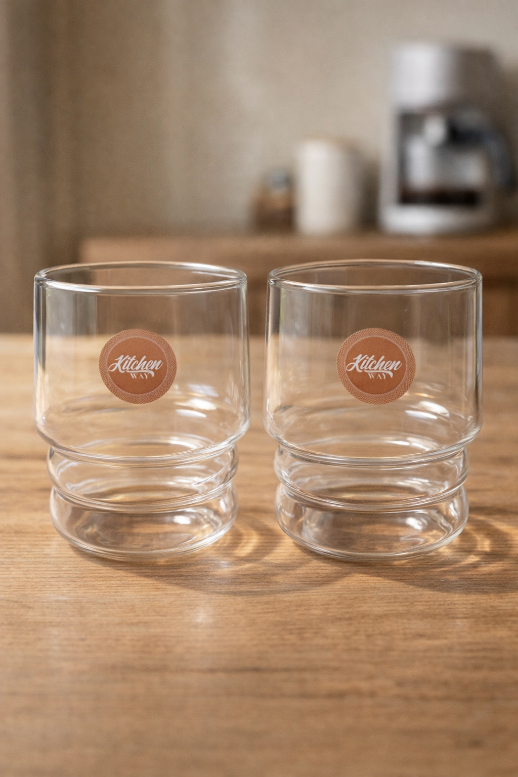 Borosilikat 6’lı Cam Bardak 350ml Isıya Dayanıklı Şeffaf Cam Bardak Seti KW-1053