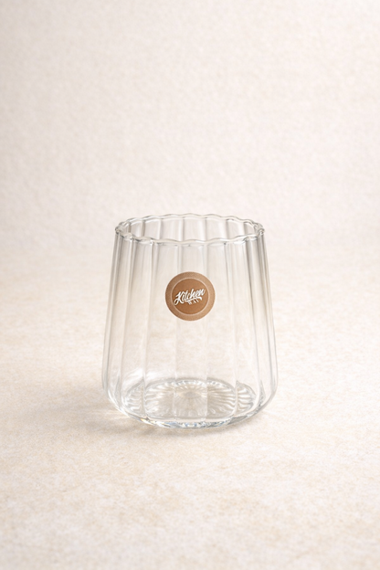 Borosilikat 6’lı Cam Meşrubat Bardak 450ml Isıya Dayanıklı Şeffaf Cam Bardak Seti KW-1055