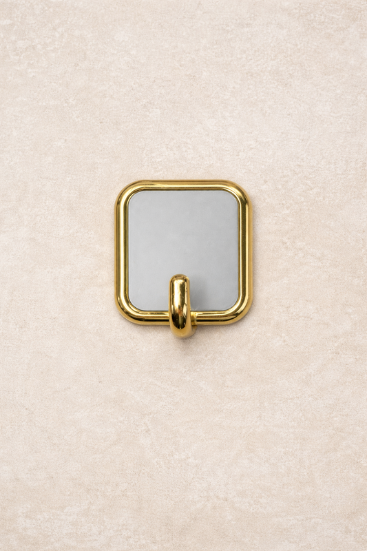 Şahane 2li Lüx Kare Yapışkanlı Askı Delmesiz Güçlü Tutuşlu Duvar Askısı SHN-1424