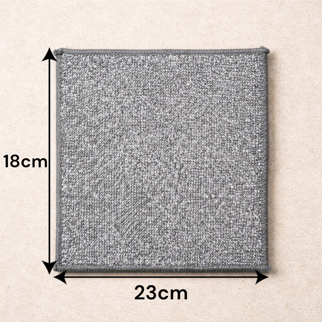 Telli ve Kumaş Taraflı Mikrofiber Bez Çift Taraflı Etkili Temizlik Bezi 2'li Set SHN-1311