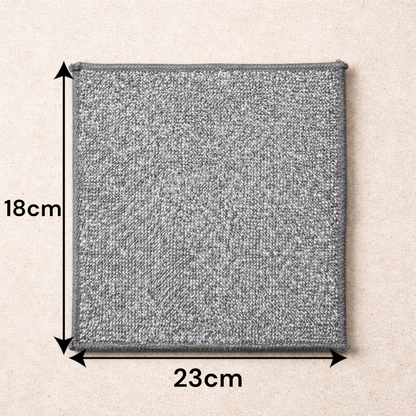 Telli ve Kumaş Taraflı Mikrofiber Bez Çift Taraflı Etkili Temizlik Bezi 2'li Set SHN-1311