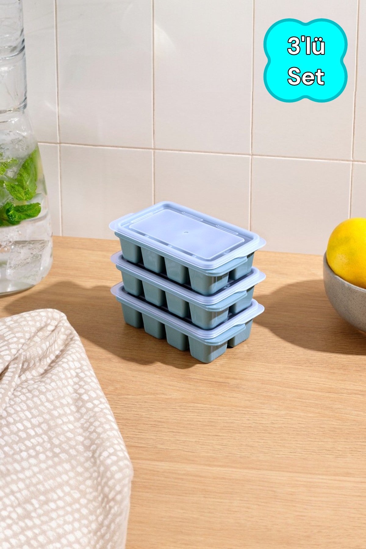 3lü Set Buz Kalıbı 16019 FMA160197