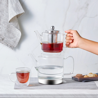 Victoria Borosilikat Cam Çaydanlık Seti KW-840