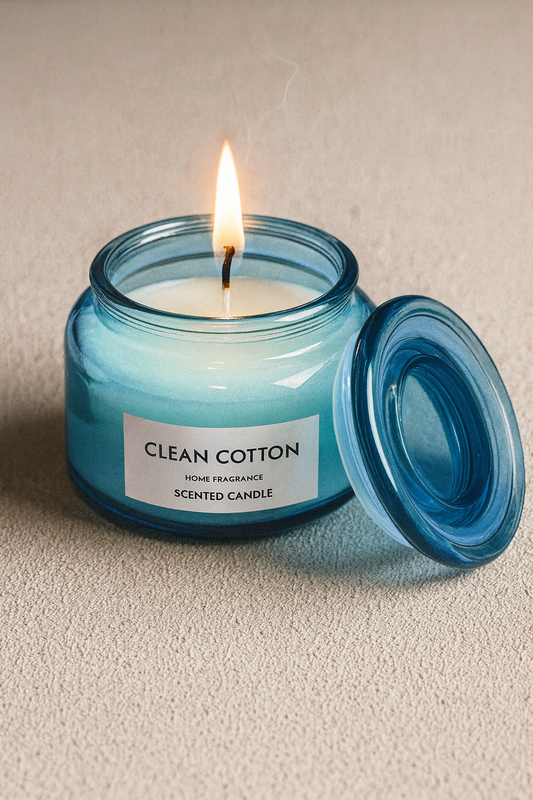 Büyük Boy Kokulu Kavanoz Dekoratif Mum SHN-2008