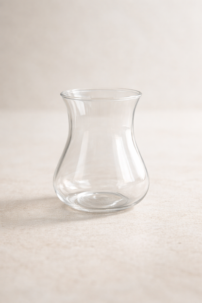 4’lü 200 ML Borosilikat Cam Katre Bardak Seti Isıya Dayanıklı Şeffaf KW-725