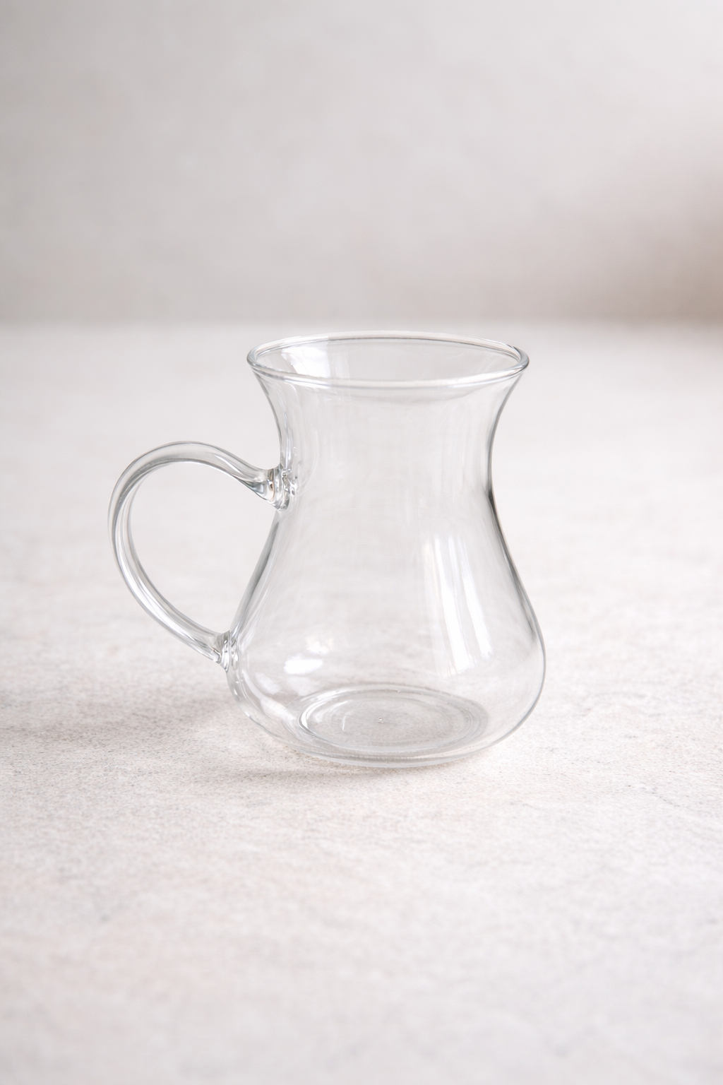 4’lü 200 ML Borosilikat Kulplu Cam Katre Bardak Seti Isıya Dayanıklı Şeffaf KW-732
