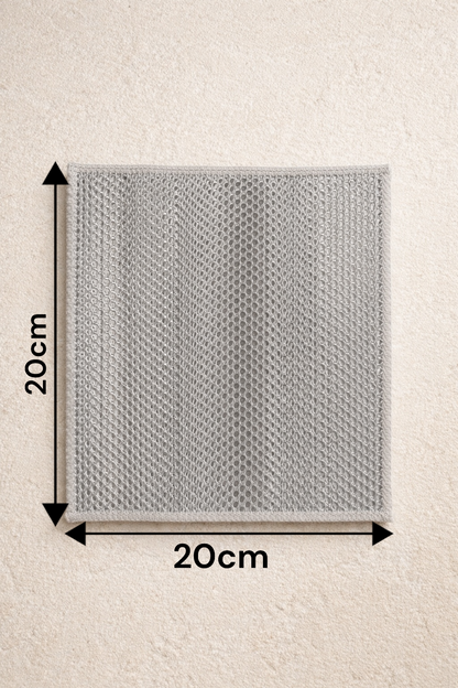 Çift Katlı Çok Amaçlı Tel Bez Mikrofiber Inox Bez Telli Bulaşık Bezi 4'lü Set SHN-1312