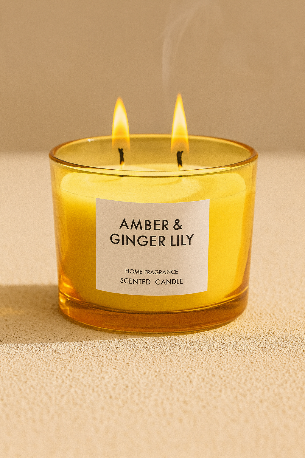 Büyük Boy Çift Fitilli Kokulu Dekoratif Mum SHN-2007