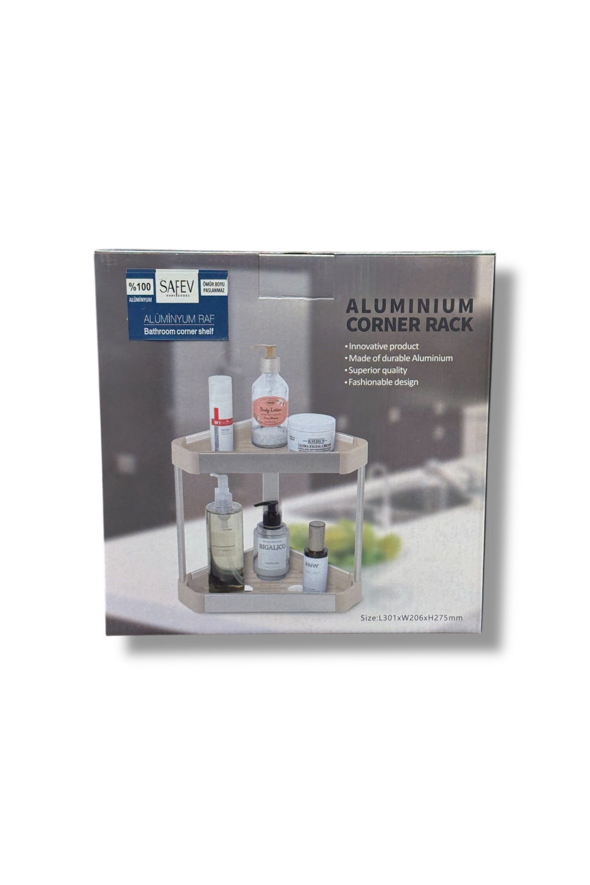 2 Katlı Alüminyum Raf Organizer SHN-2109