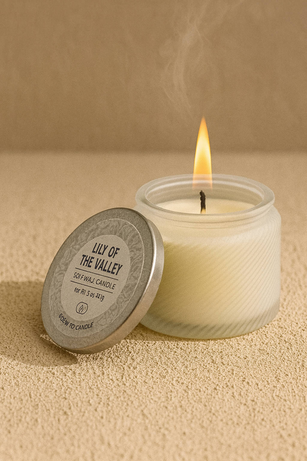 Kokulu Kavanoz Dekoratif Kapaklı Mum SHN-2005