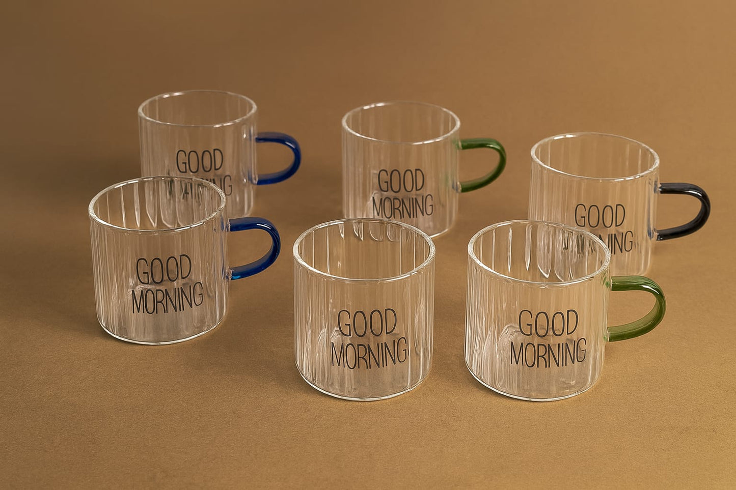 Kitchen Way 6'lı Good Morning Kulplu Kahve Bardağı KW-707