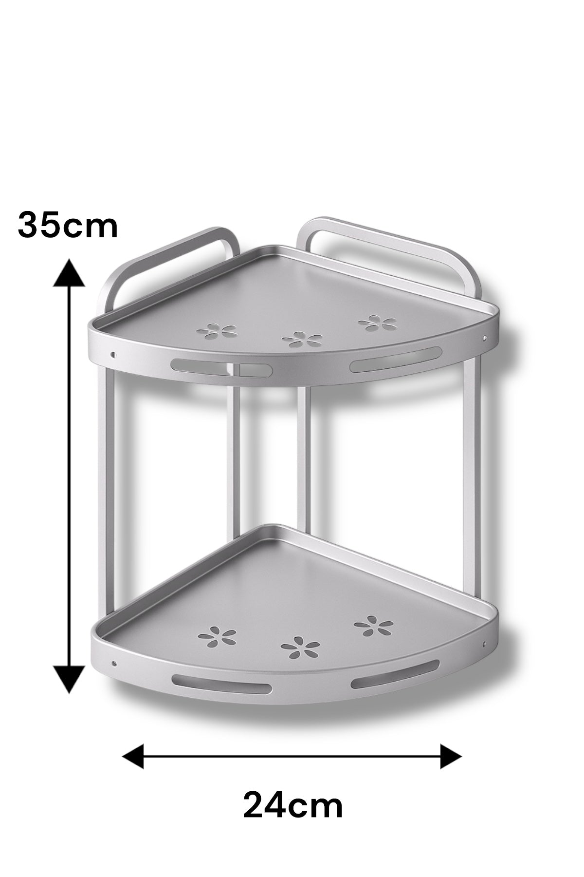2 Katlı Alüminyum Raf Organizer SHN-2103