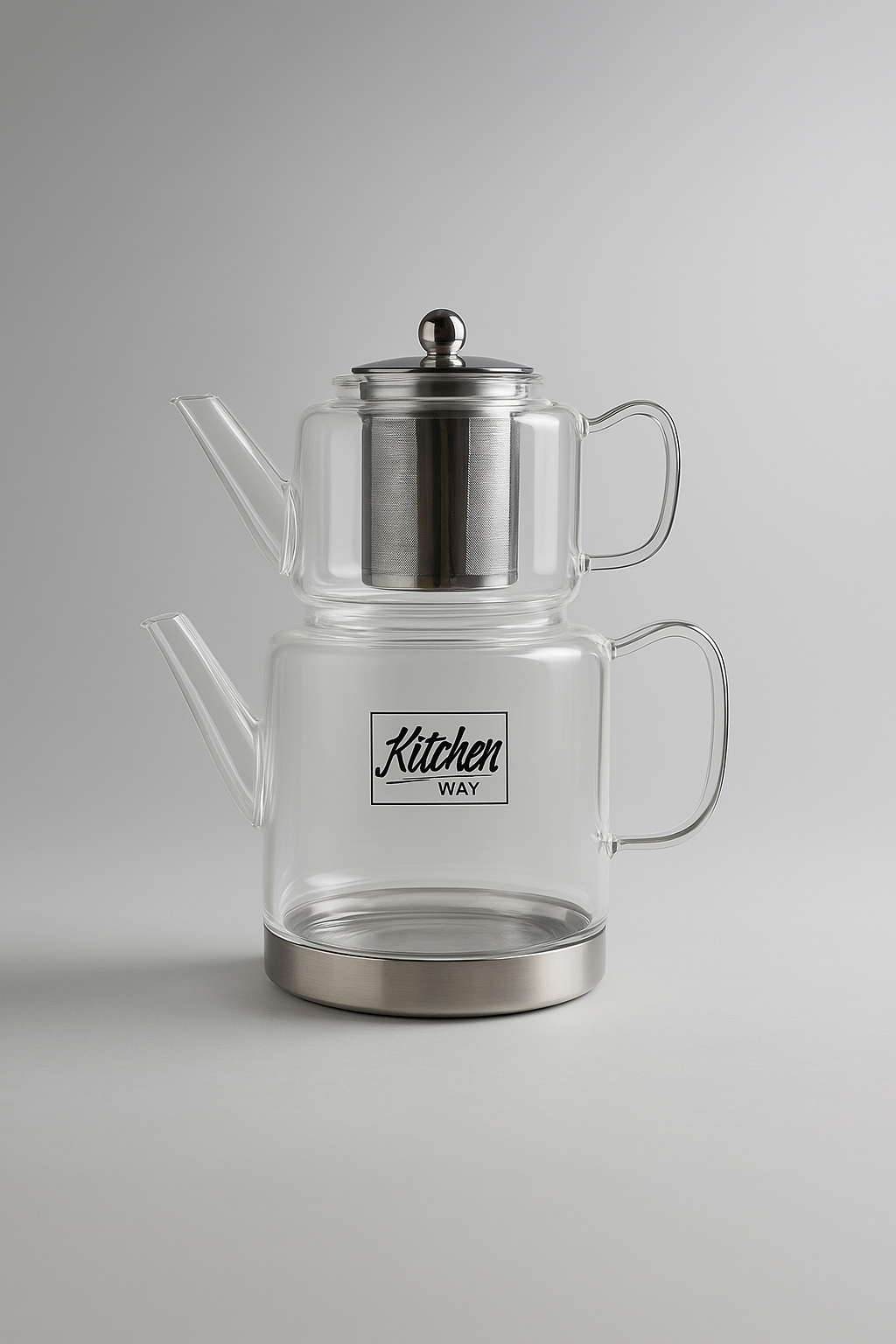 Victoria Borosilikat Cam Çaydanlık Seti KW-840