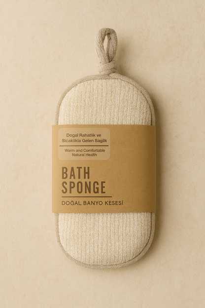 Doğal Banyo Kesesi Cilt Peelingi Derin Temizlik Lif Dokulu Duş Kesesi SHN-1411