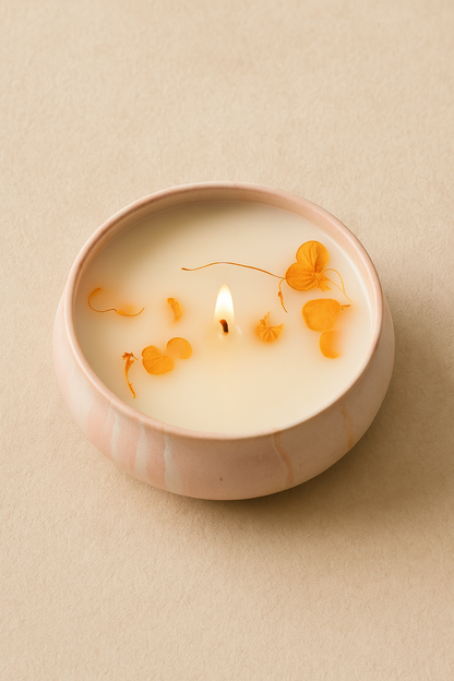 Metal Kavanozlu Kokulu Dekoratif Lüx Mum SHN-2079