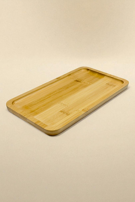 Bambu Dikdörtgen Tepsi Sunumluk 25CM KW-178