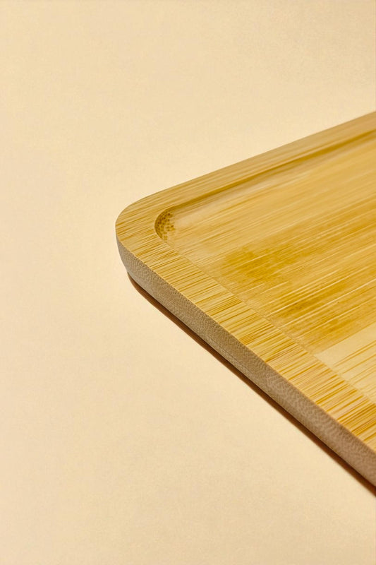 Bambu Dikdörtgen Tepsi Sunumluk 25CM KW-178