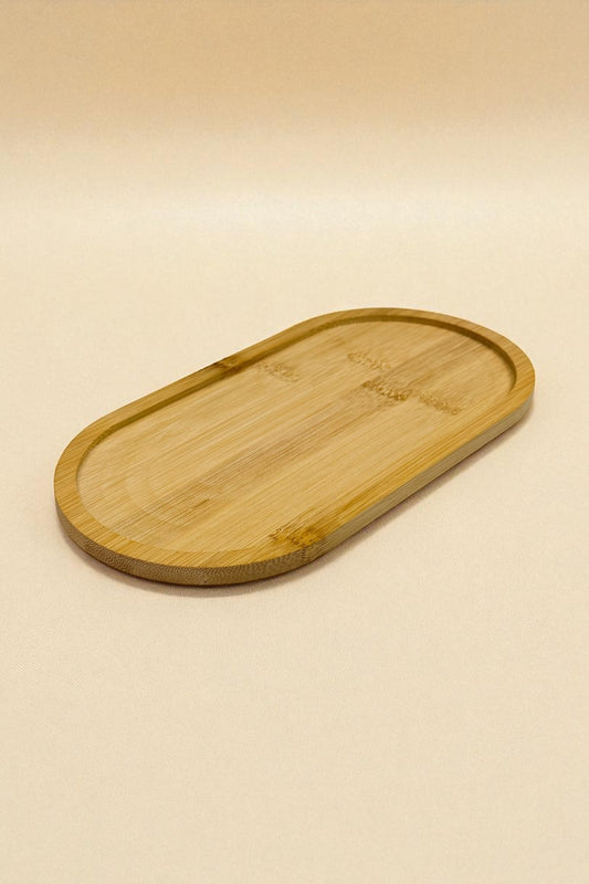 Bambu Oval Yağdanlık Altlığı 23 CM KW-150
