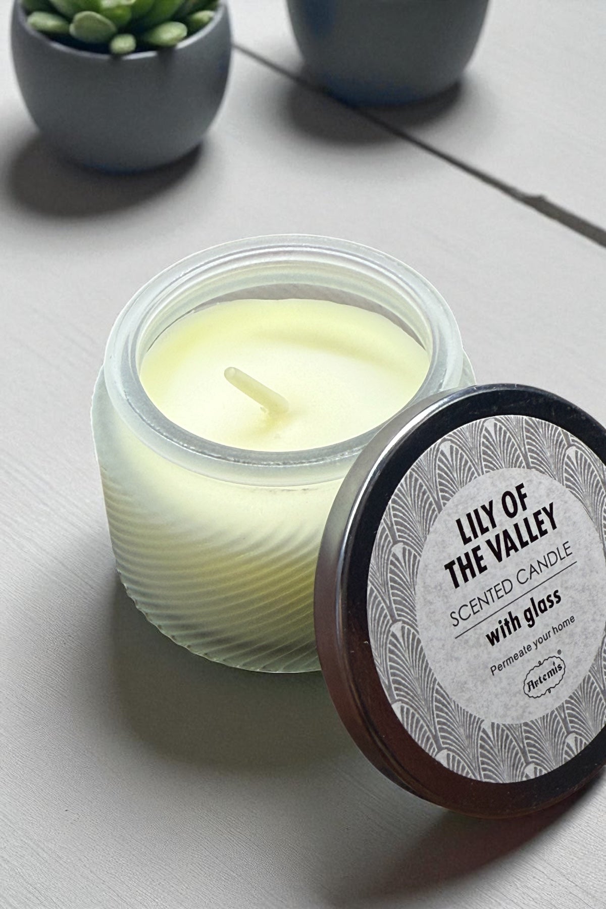 Kokulu Kavanoz Dekoratif Kapaklı Mum SHN-2005