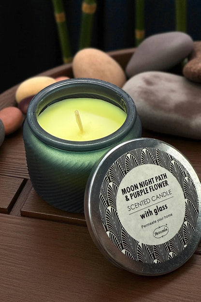 Kokulu Kavanoz Dekoratif Kapaklı Mum SHN-2005