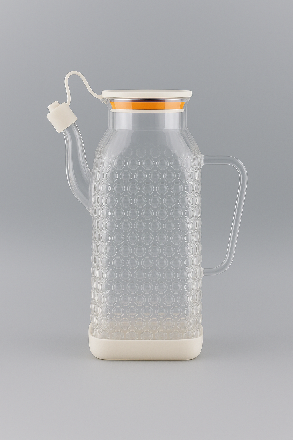 Isıya Dayanıklı Borosilikat 1000ml Cam Yağlık KW-1057