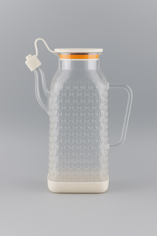 Isıya Dayanıklı Borosilikat 1000ml Cam Yağlık KW-1057