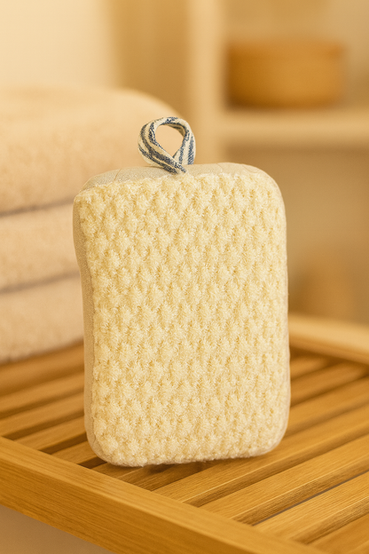 Doğal Banyo Kesesi Cilt Peeling Arındırma Derin Temizlik Lif Dokulu Duş Kesesi SHN-1421