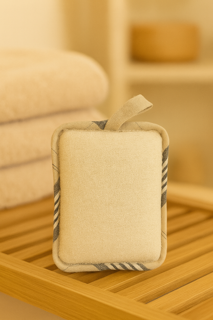 Doğal Banyo Kesesi Cilt Peeling Arındırma Derin Temizlik Lif Dokulu Duş Kesesi SHN-1421