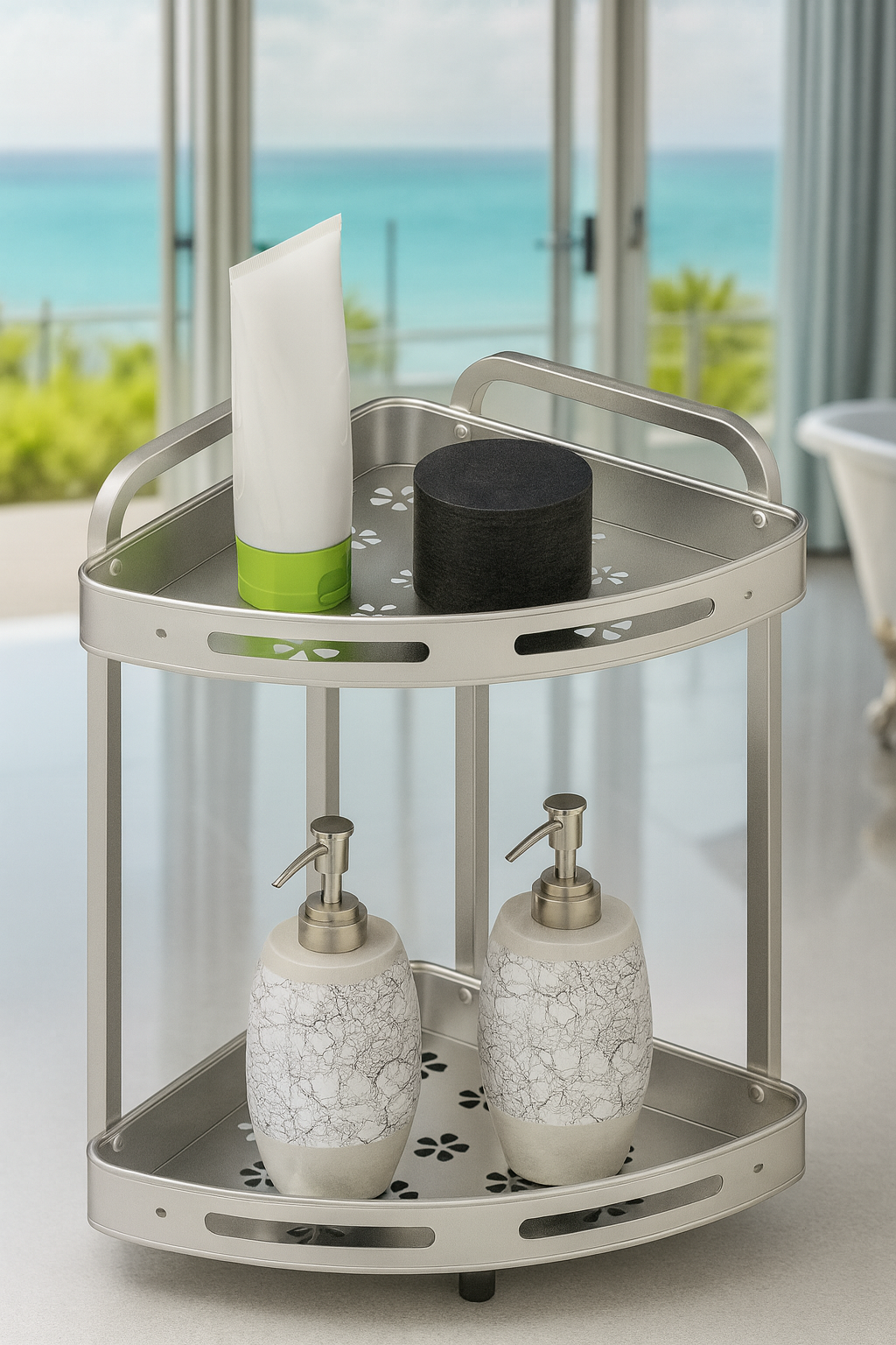 2 Katlı Alüminyum Raf Organizer SHN-2103