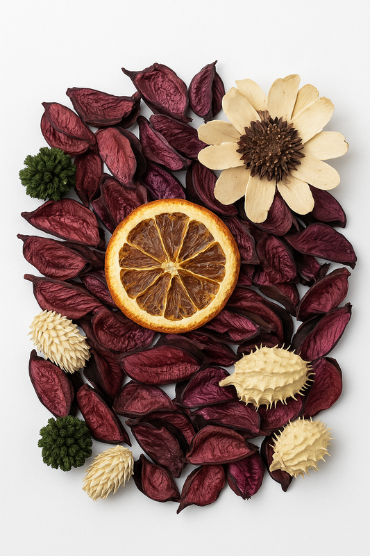 Bordo Renkli Kurutulmuş Dökme Sandal Ağacı Yaprağı SHN-2091