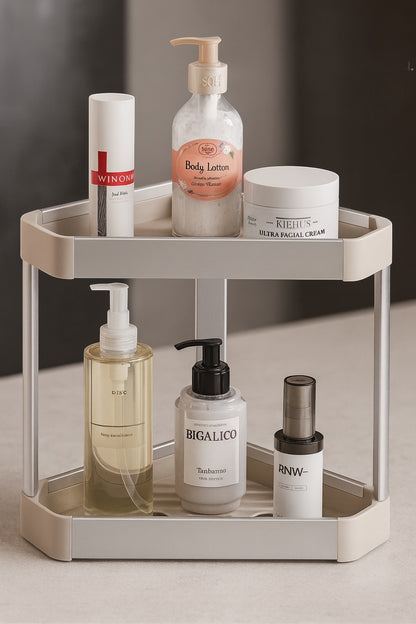 2 Katlı Alüminyum Raf Organizer SHN-2109