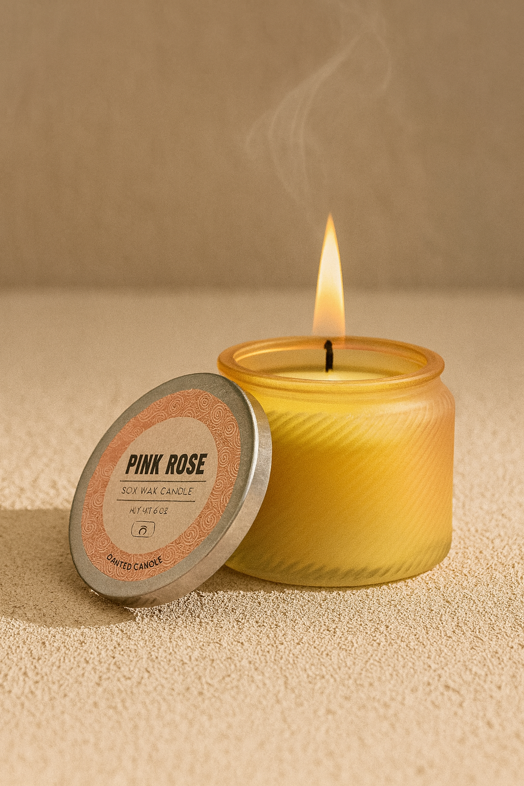 Kokulu Kavanoz Dekoratif Kapaklı Mum SHN-2005