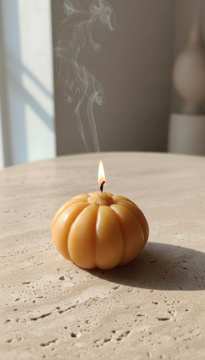 Dekoratif Kabak Mum Şık Tasarımlı Dekoratif Uzun Ömürlü Mum SHN-2051
