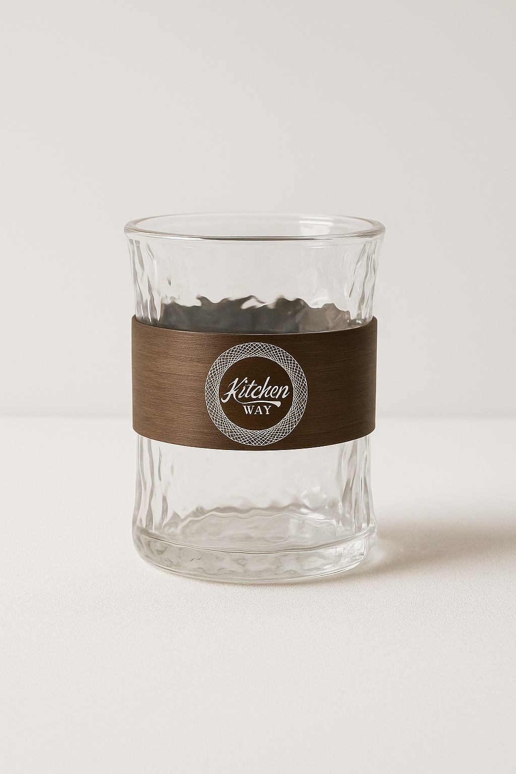 2’li Borosilikat Cam Bardak Akasya Tutamaçlı KW-855