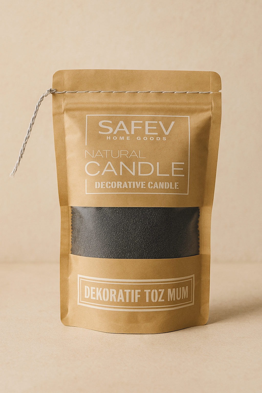 Dekoratif Toz Mum Kum Taneli Mum Granülü, Şeffaf Kaplarda Kullanıma Uygun Pratik Aromasız SHN-2052