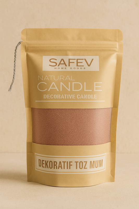 Dekoratif Toz Mum Kum Taneli Mum Granülü, Şeffaf Kaplarda Kullanıma Uygun Pratik Aromasız SHN-2052